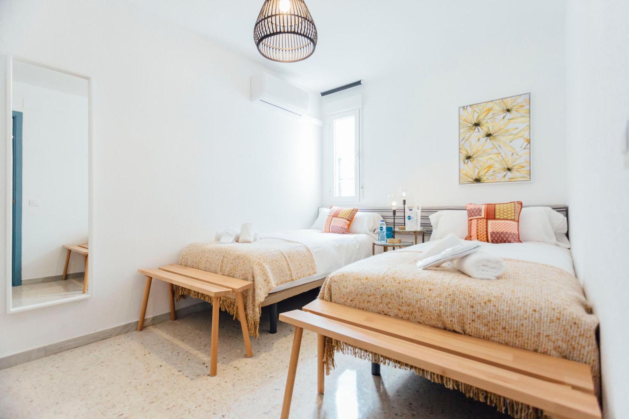 Stunning And Colorful- 4Bd 2Bth- Santa Cruz Lägenhet Sevilla Exteriör bild